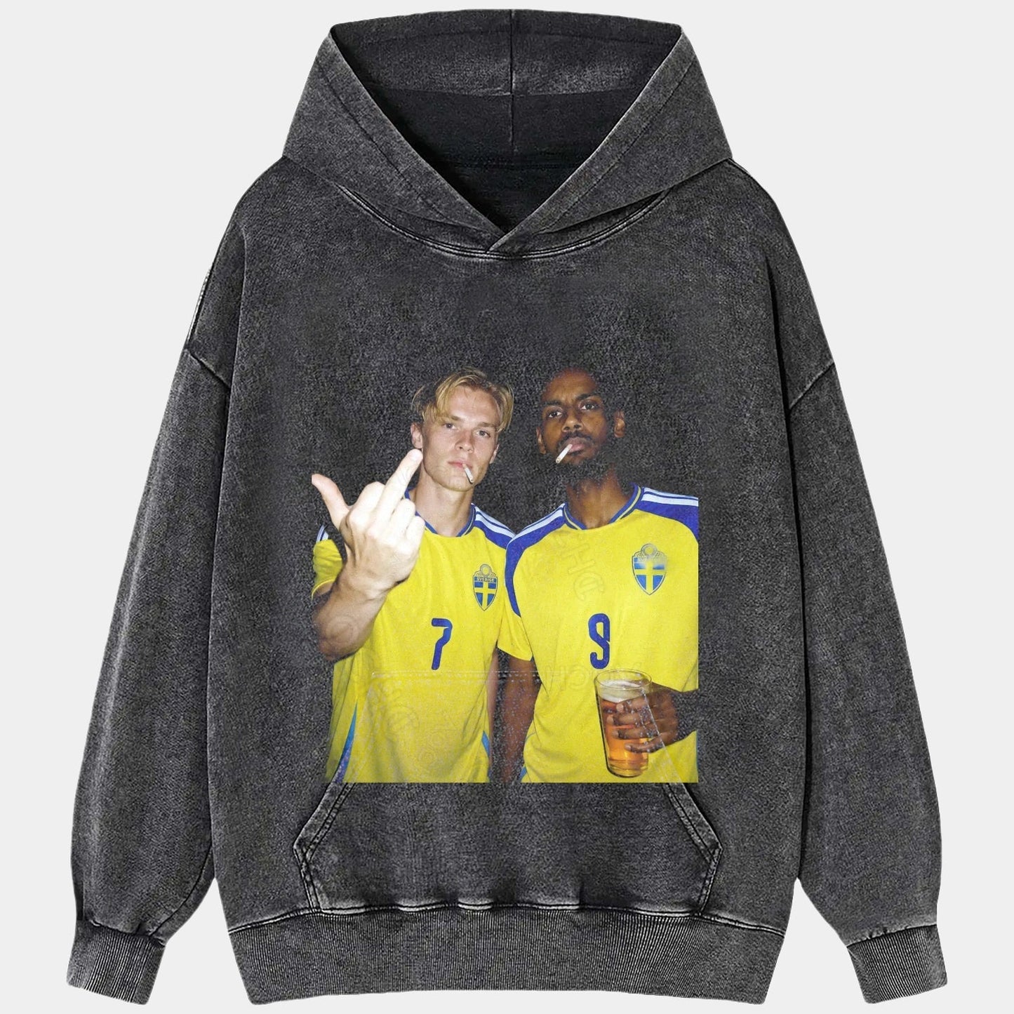 Sweden Football Style Tee 2.3