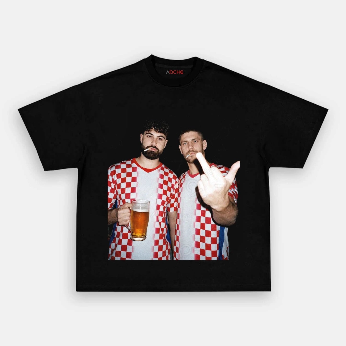 Croatia Football Style Tee