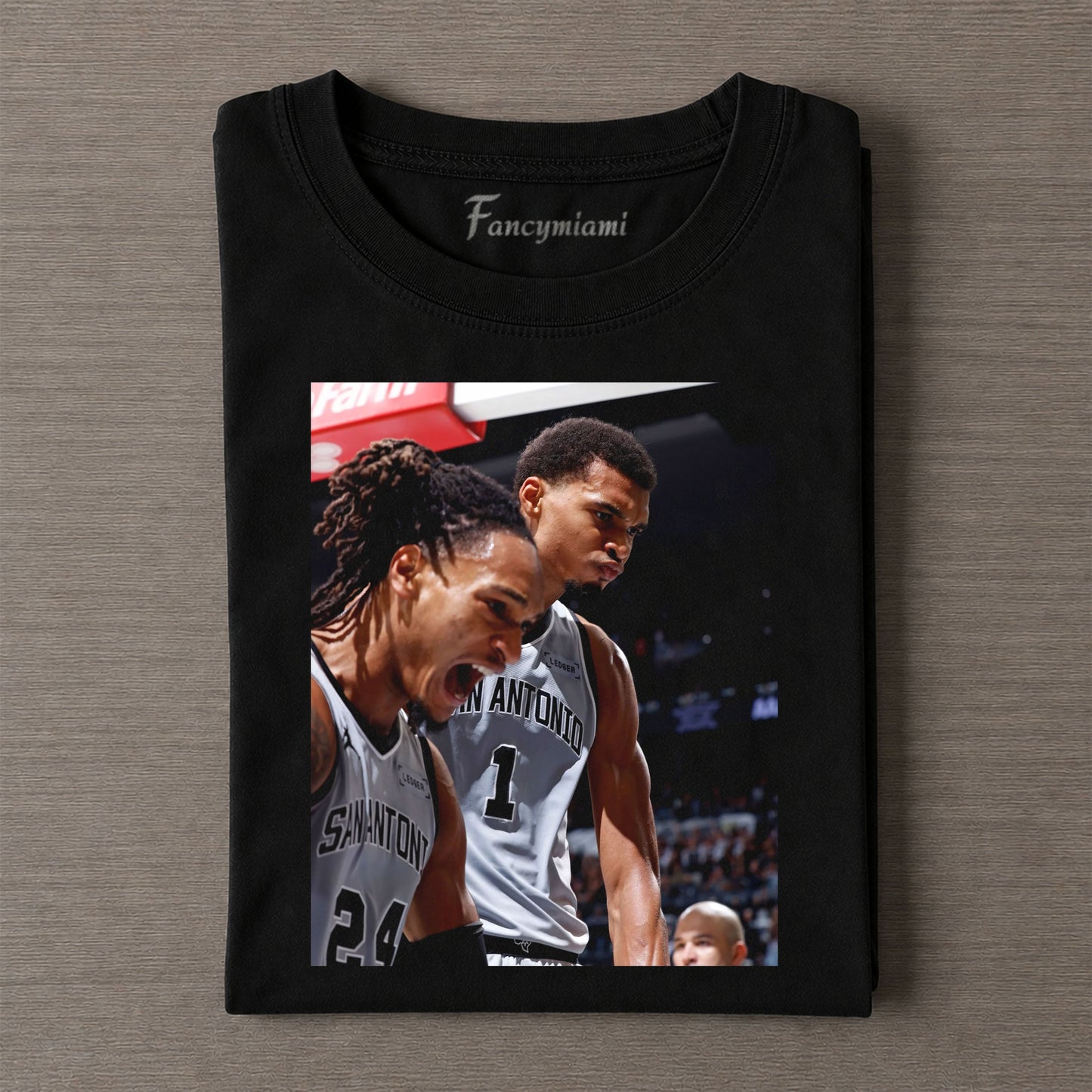 New Spurs Big Two – Vintage Washed Graphic T-Shirt