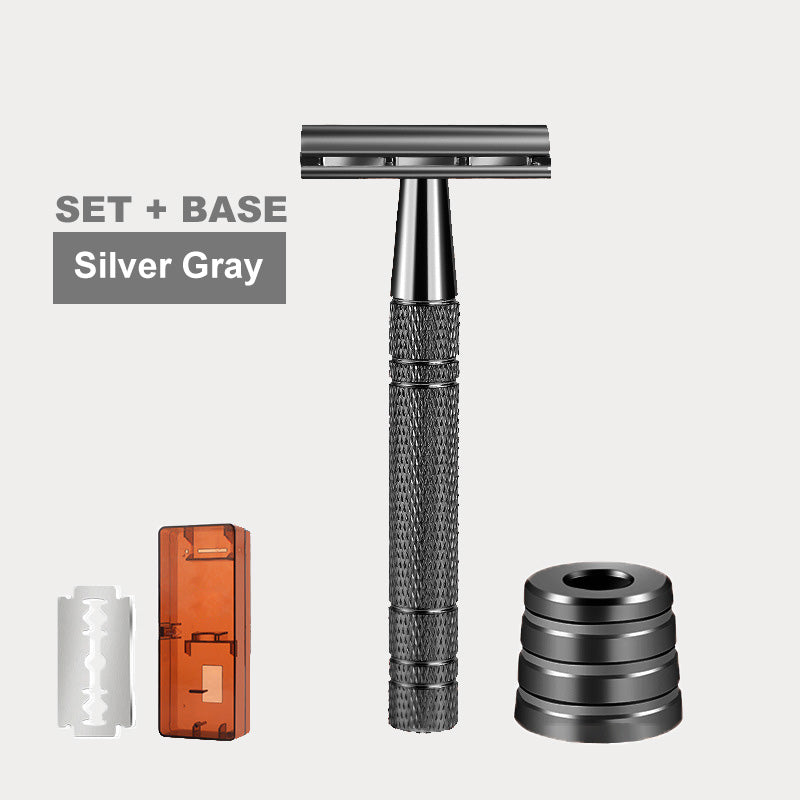 Classic Double-Sided Detachable Razor Set