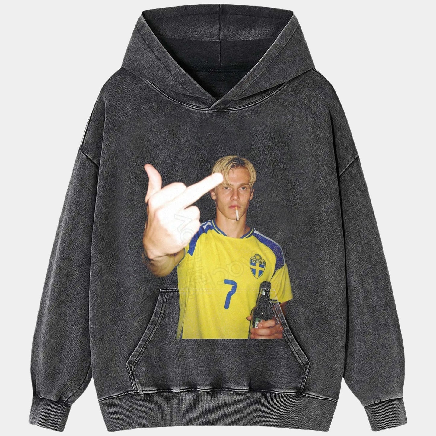 Sweden Football Style Tee 6