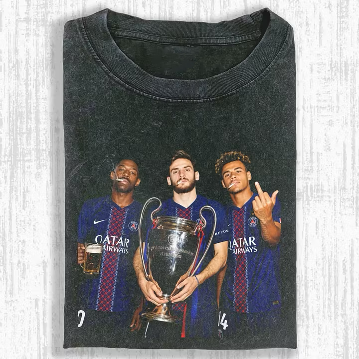 Khvicha Kvaratskhelia & Désiré Doué & Ousmane Dembélé Tee