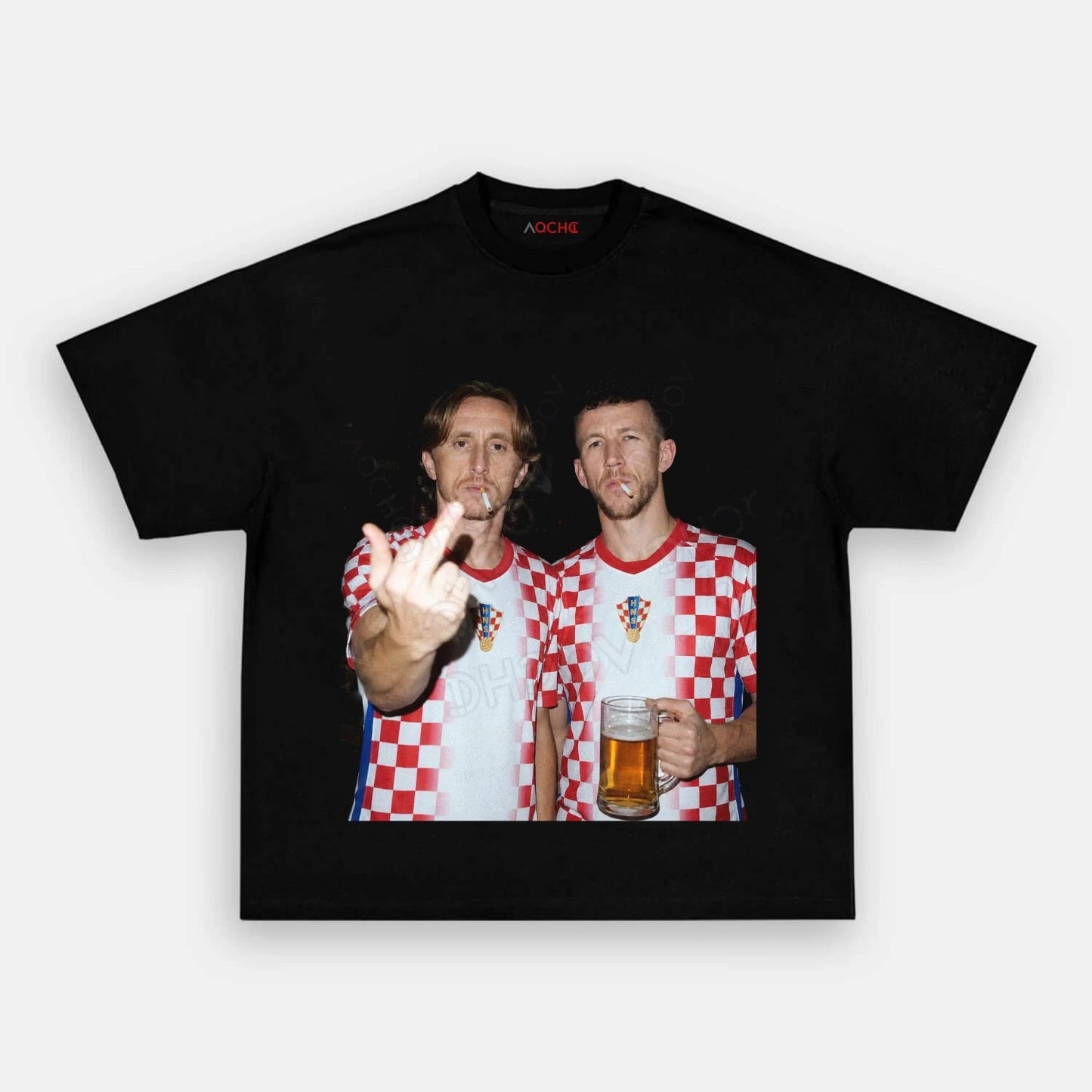 Croatia Football Style Tee