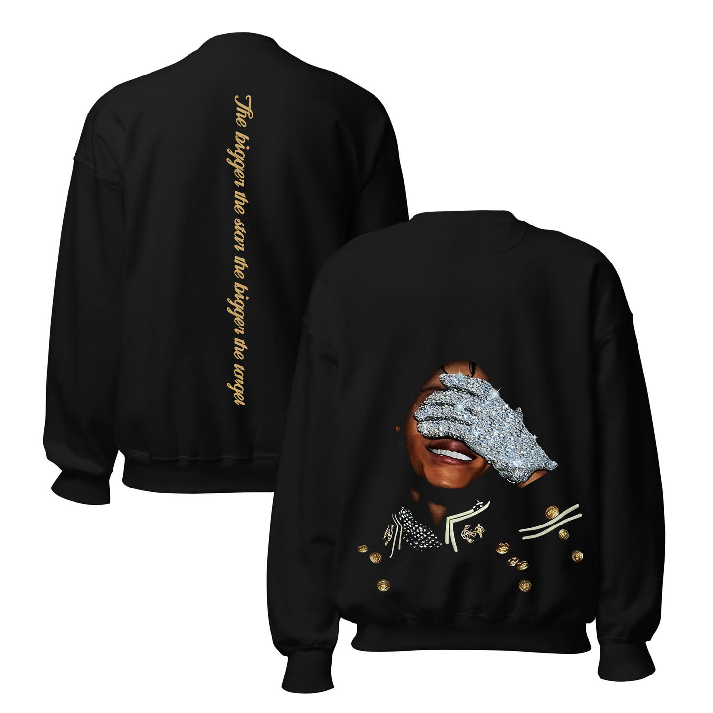Michael Jackson Printed Men's Hoodie(Double-sided Print)