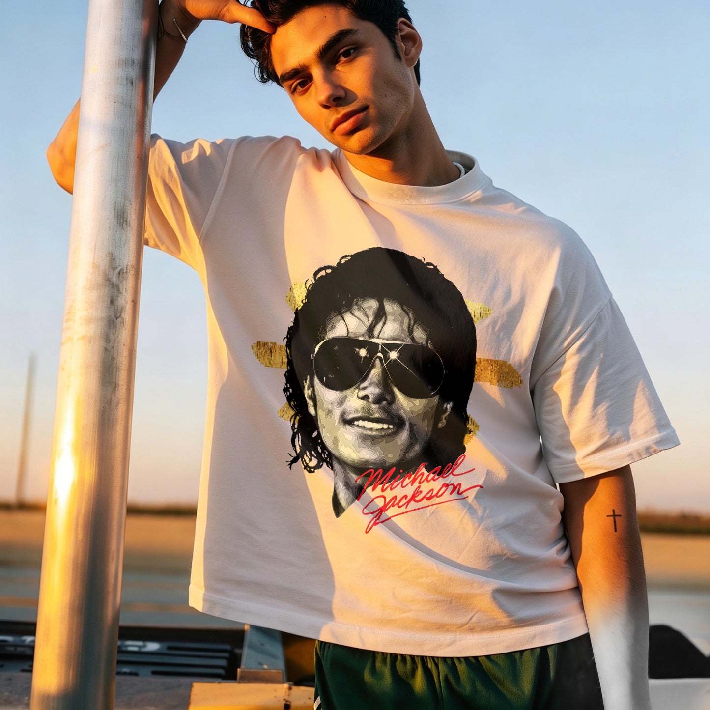 Michael Jackson Portrait Graphic T-shirt