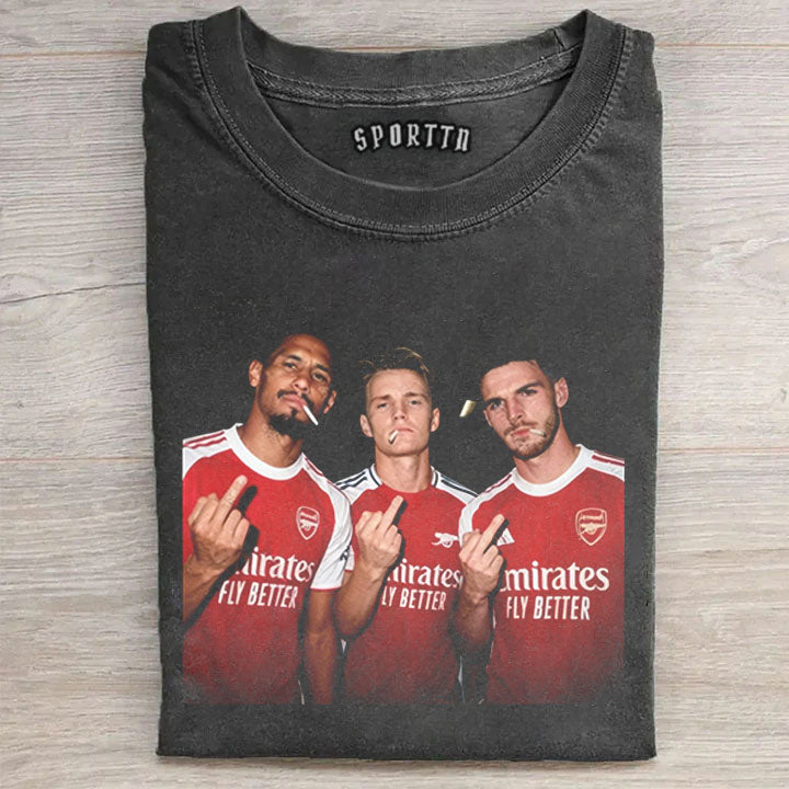 William Saliba & Martin Odegaard & Declan Rice Tee