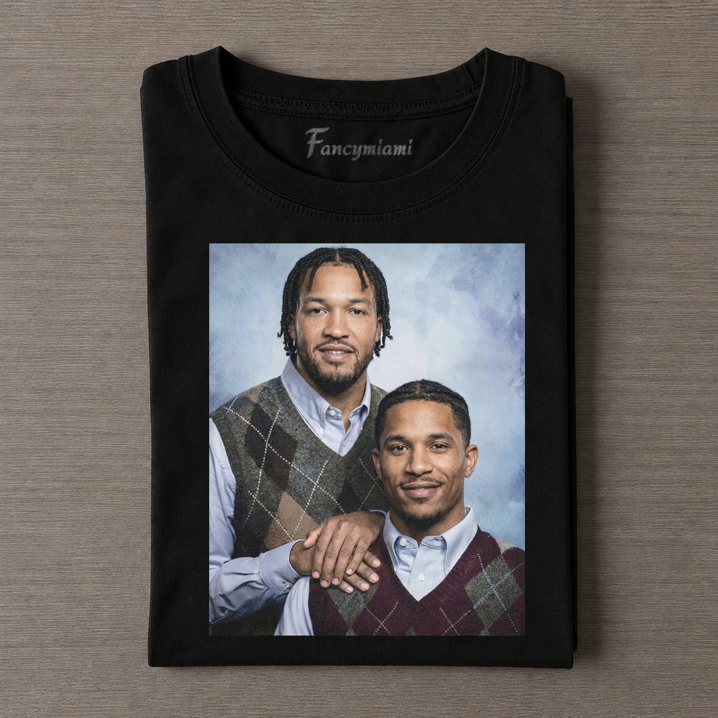 JALEN BRUNSON & Joshua Aaron Hart – White Streetwear Graphic T-Shirt