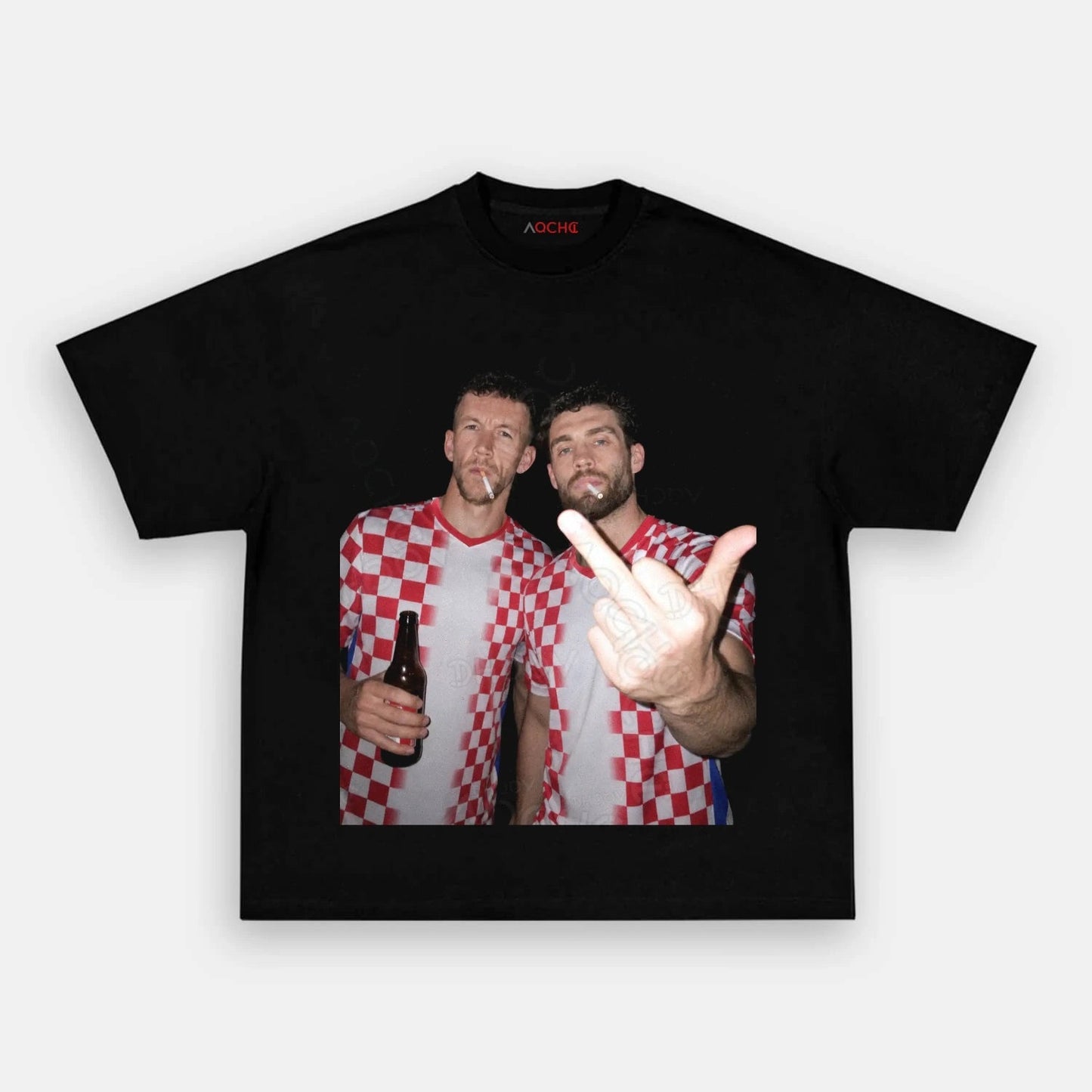 Croatia Football Style Tee