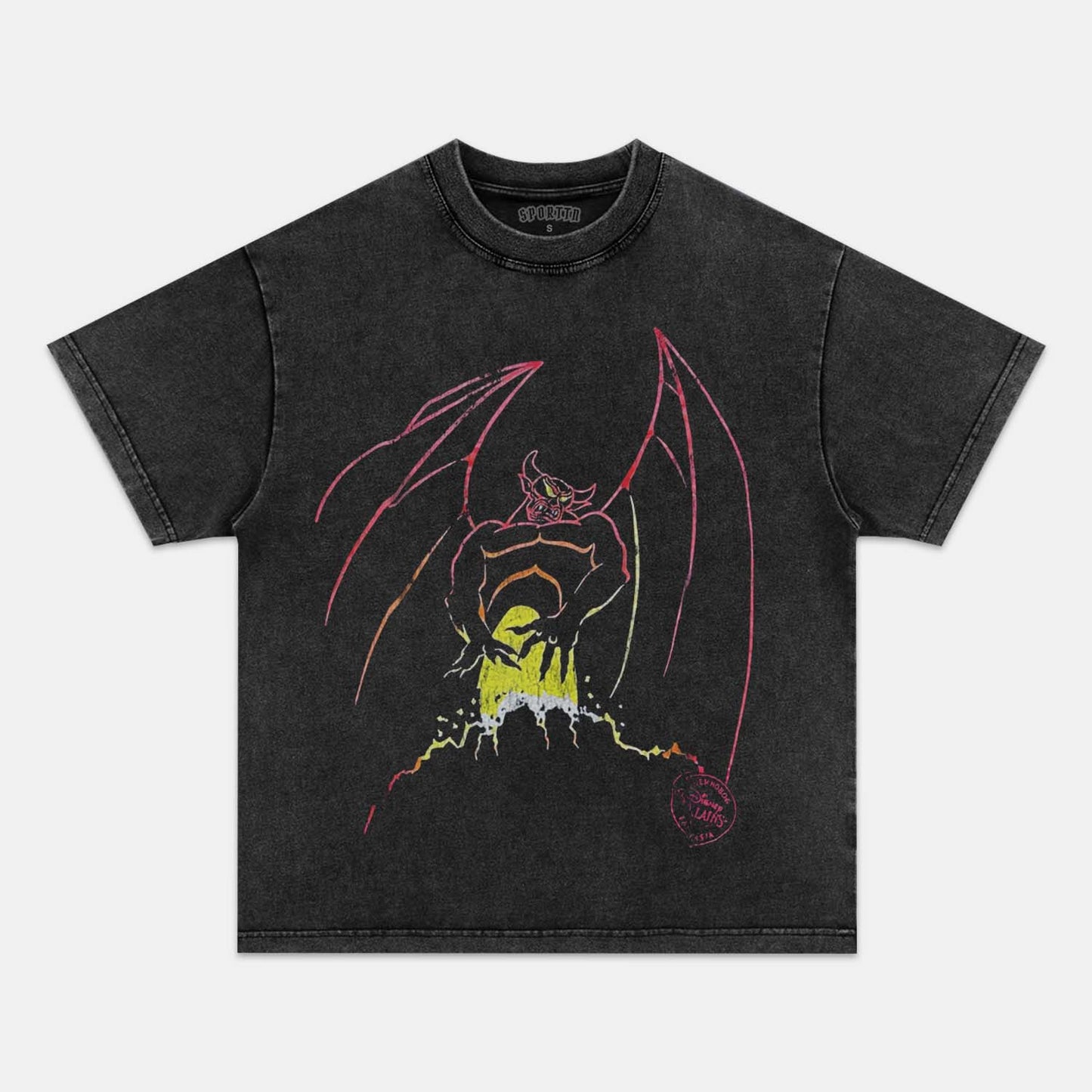90'S CHERNAB0G SHADOWLORD WASHED T-SHIRT