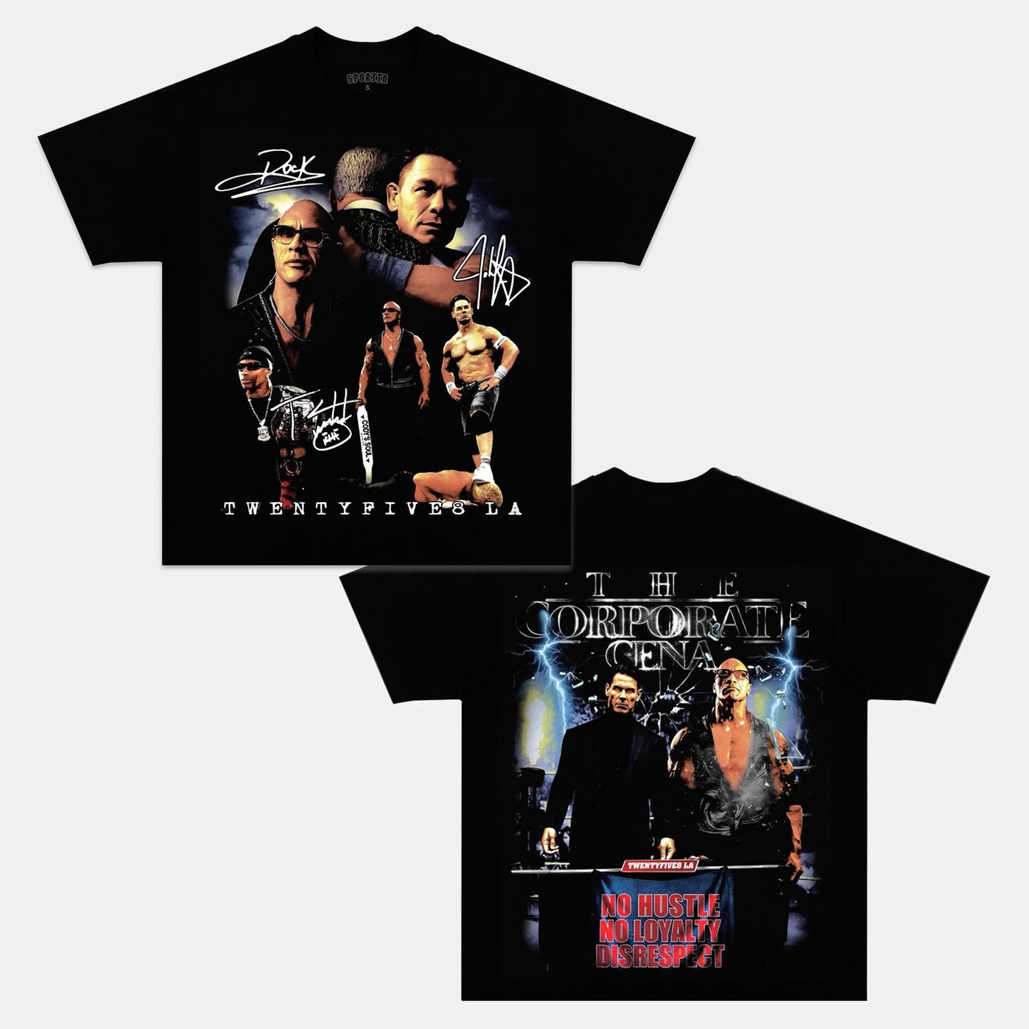 DWAYNE JOHNSON & JOHN CENA TEE