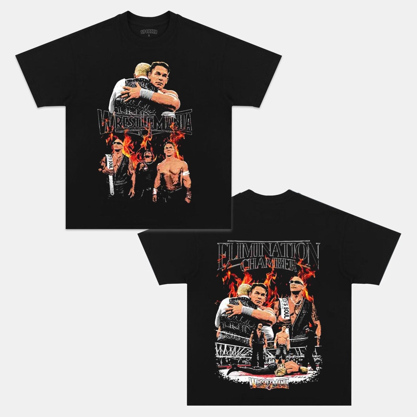 ROCK CENA TRAVIS SCOTT TEE