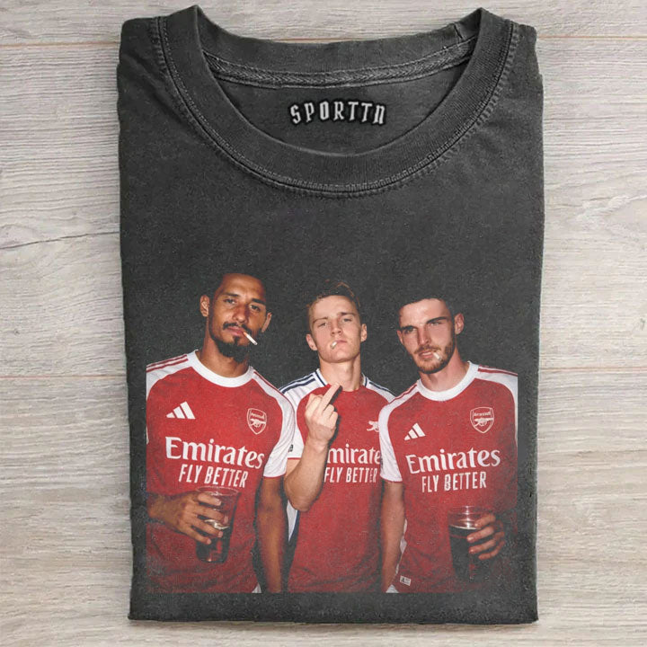 William Saliba & Martin Odegaard & Declan Rice Tee