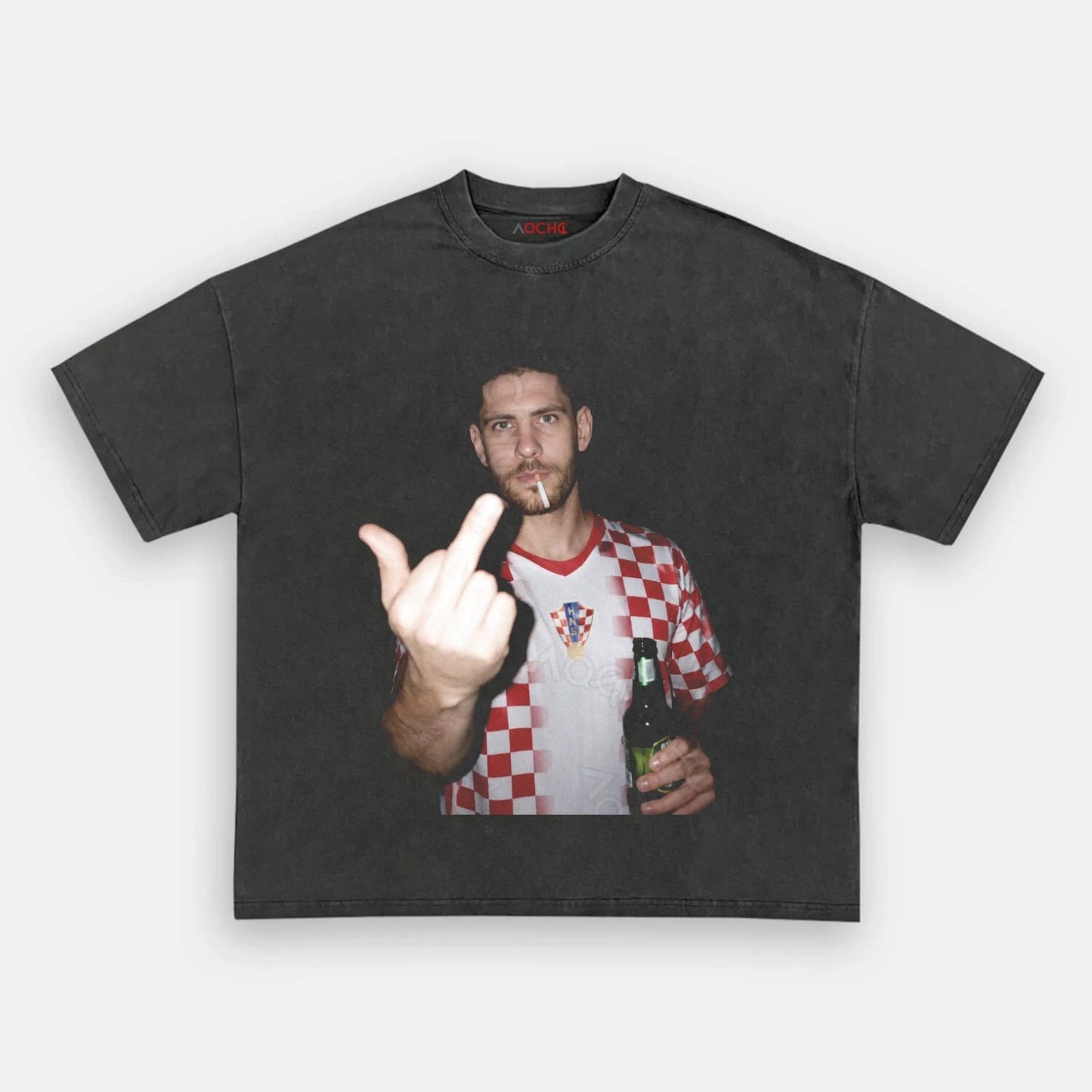 Croatia Football Style Tee