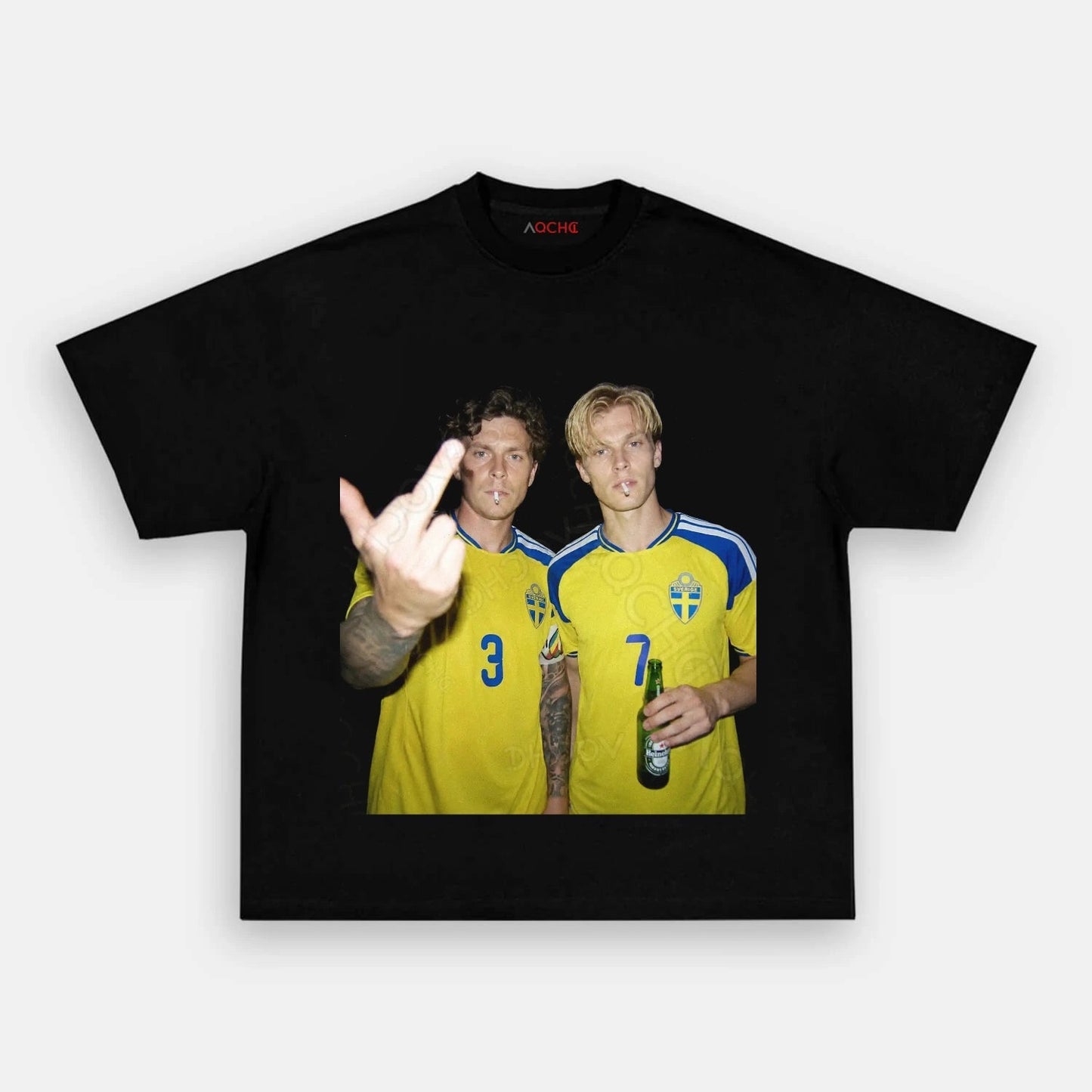Sweden Football Style Tee 2.8