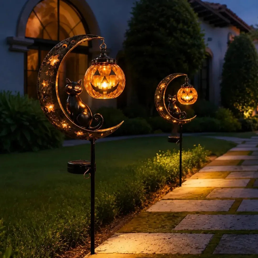 🎃Pumpkin Moon Garden Stake Light