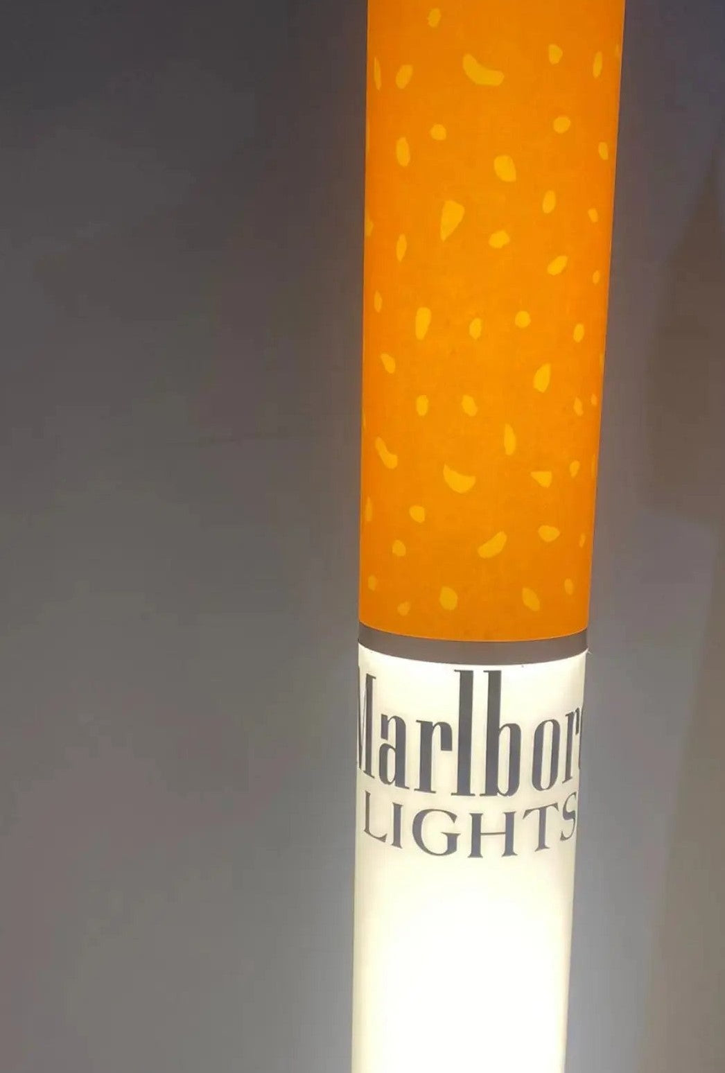 🔥Last Day 49% OFF 💗🚬 Cigarette Tube Shaped Marlboro Style Floor Lamp | Retro Industrial Novelty Ambient Light