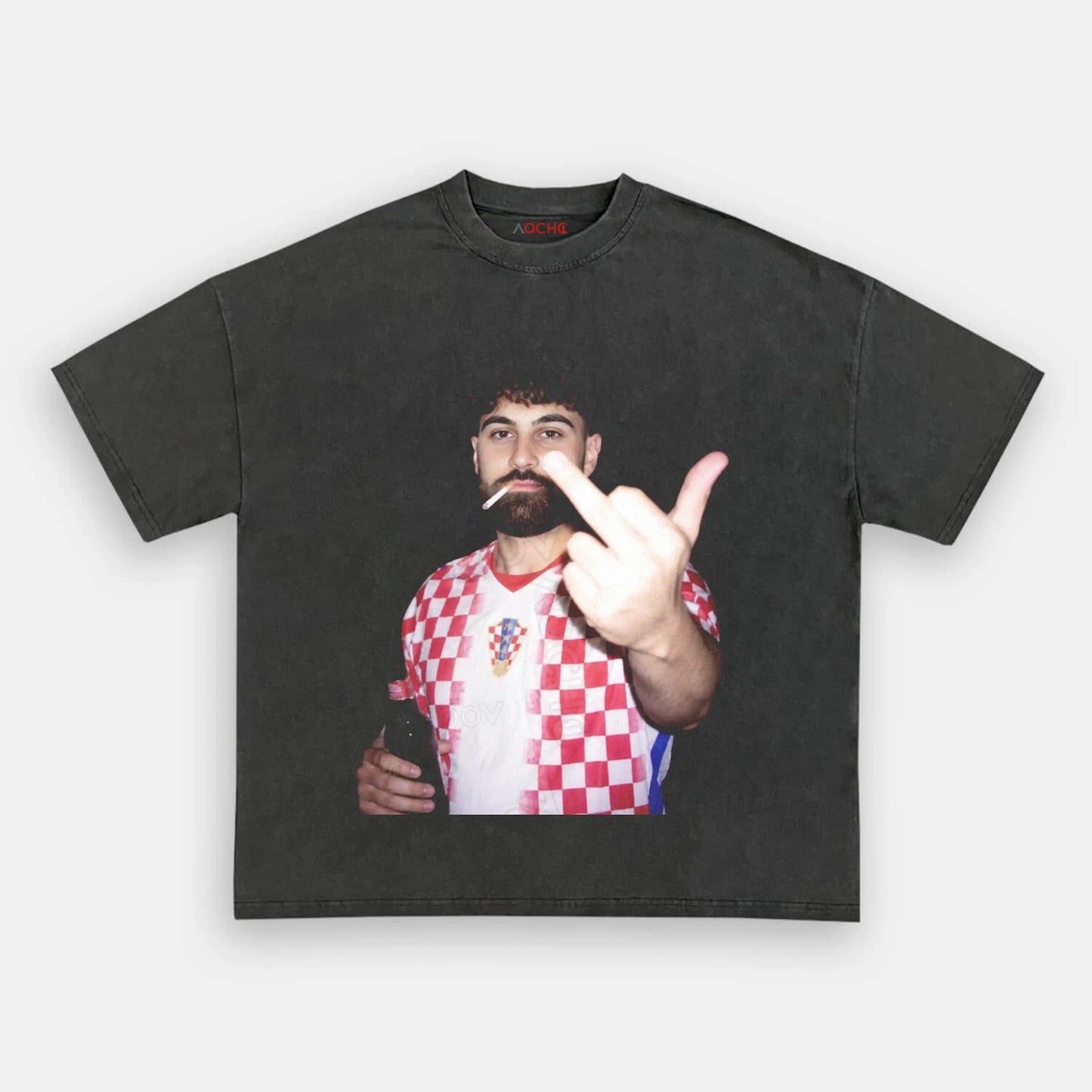 Croatia Football Style Tee
