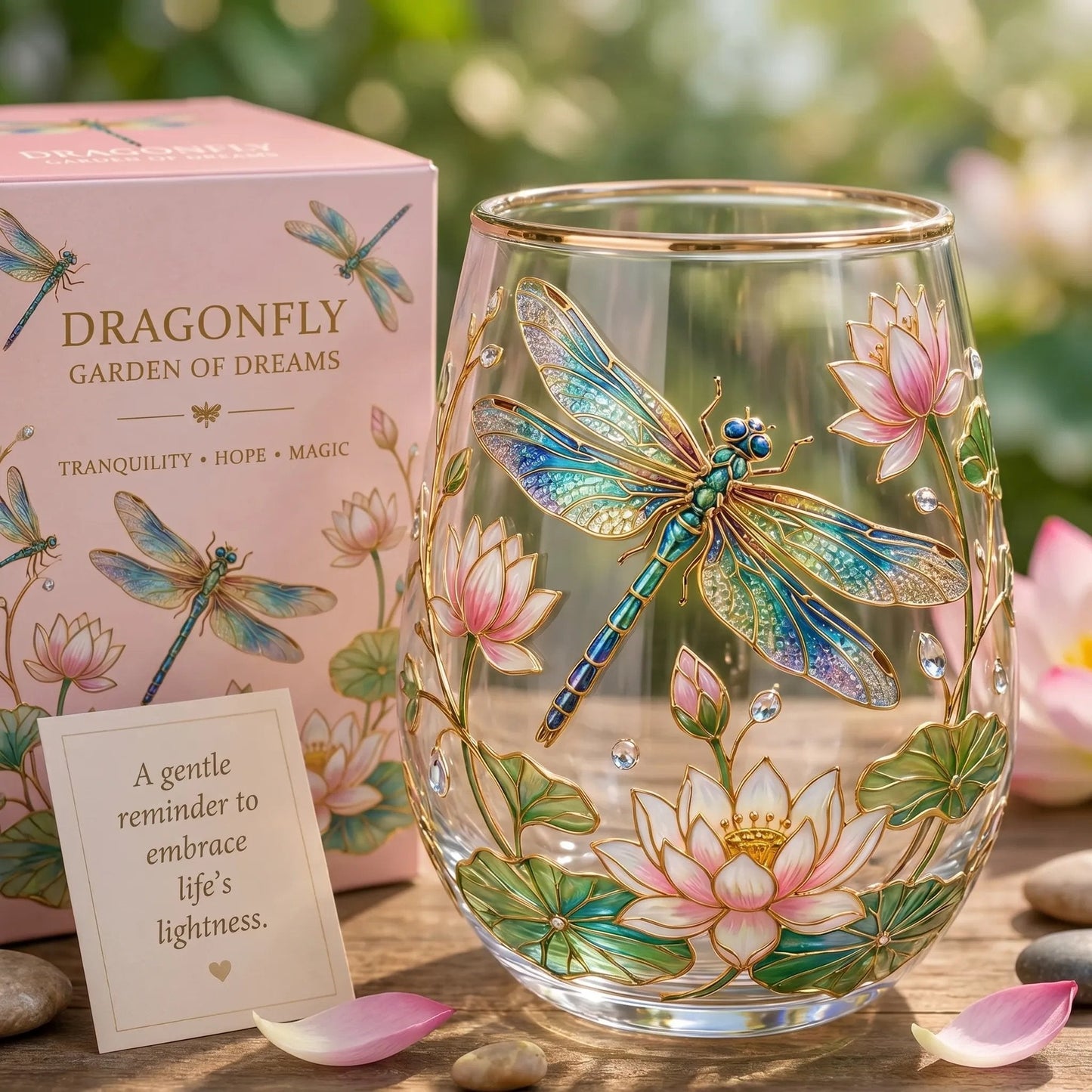 🌸🌿 Limited Edition 2026 Garden Morning Bliss Glass Tea Cup☀️☕