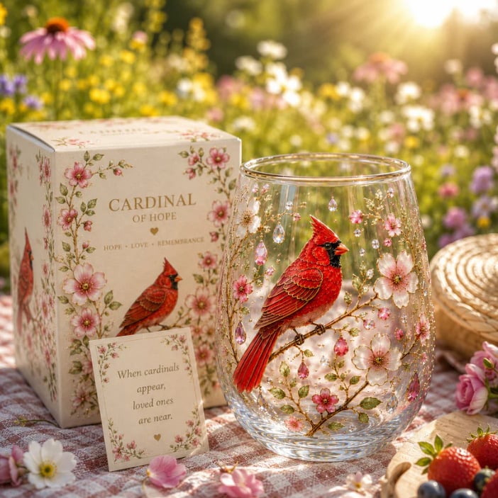 🌸🌿 Limited Edition 2026 Garden Morning Bliss Glass Tea Cup☀️☕