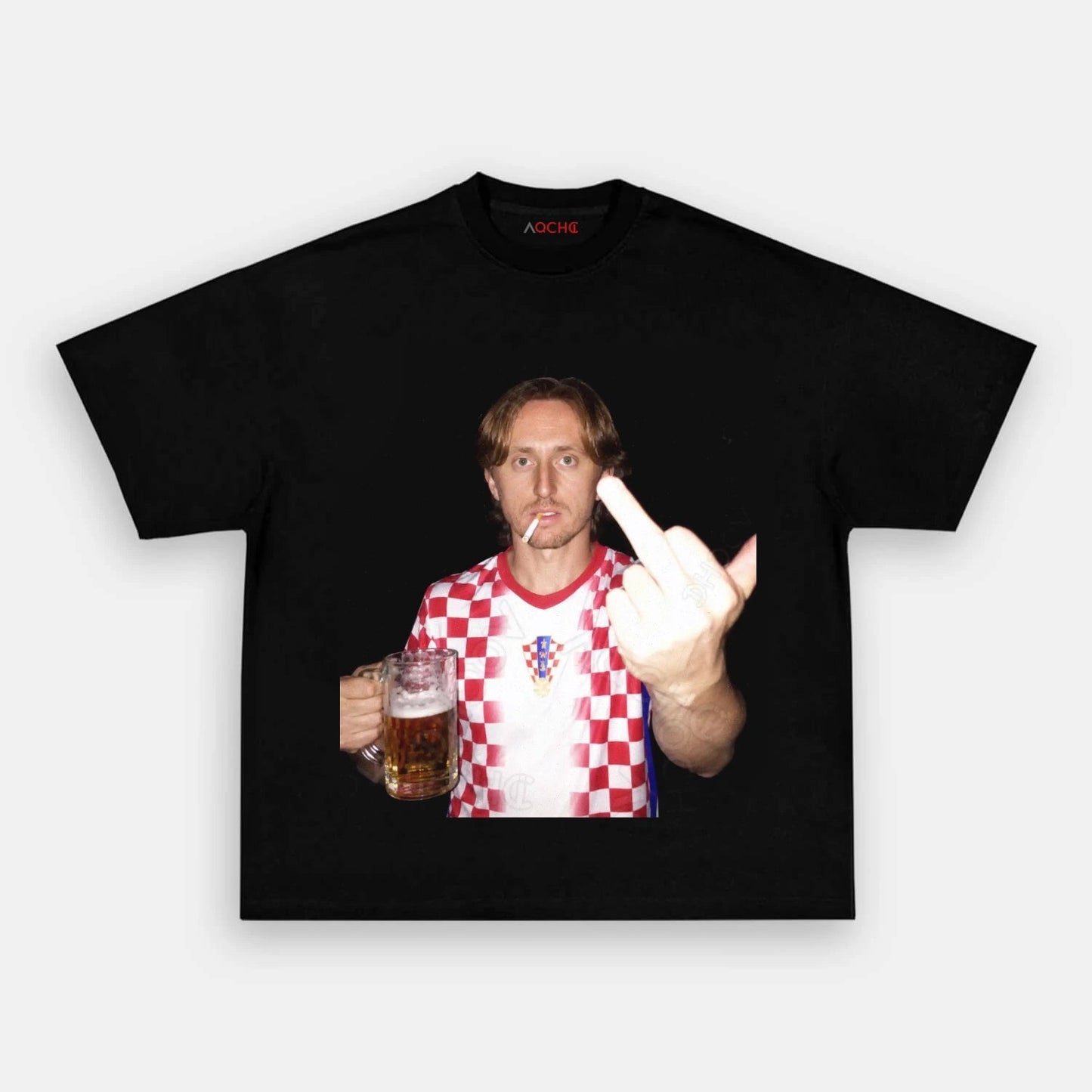 Croatia Football Style Tee
