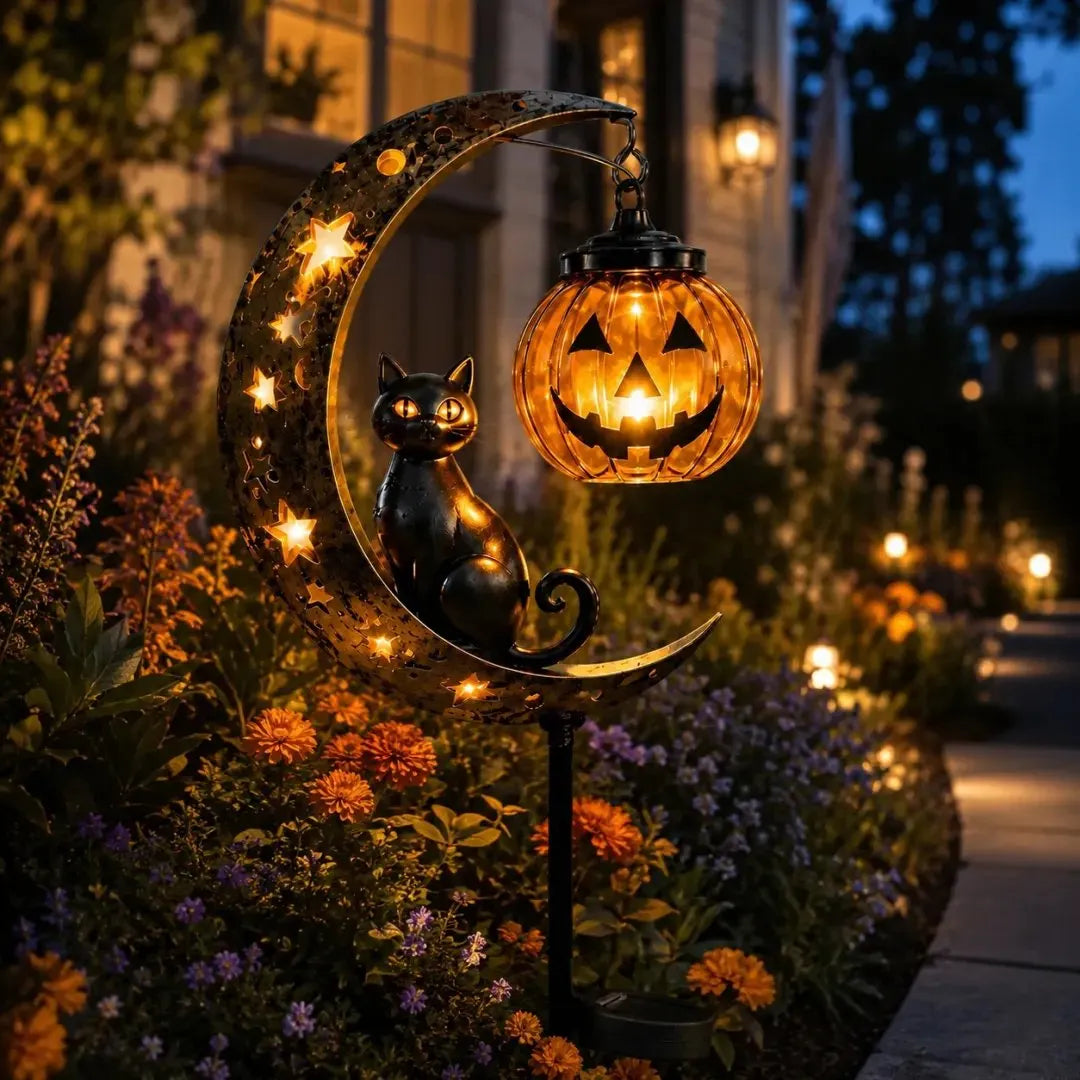 🎃Pumpkin Moon Garden Stake Light