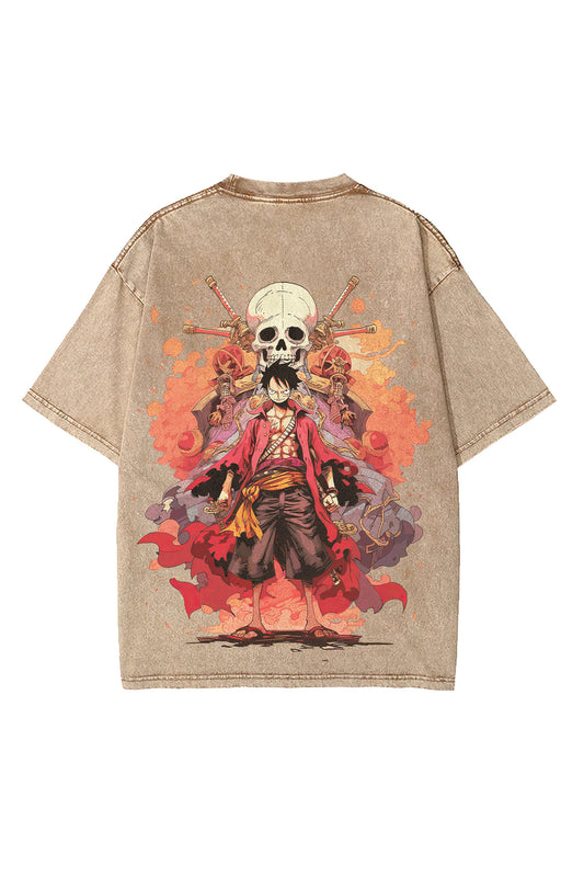 One Piece Luffy Washing T-Shirt