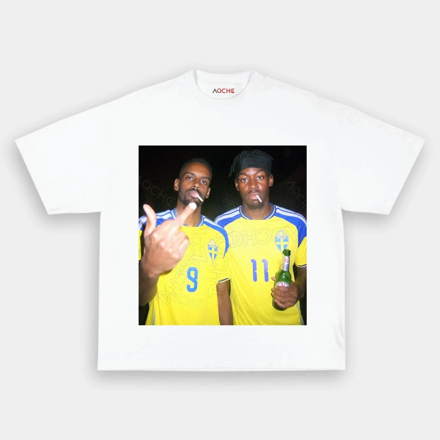 Sweden Football Style Tee 2.6