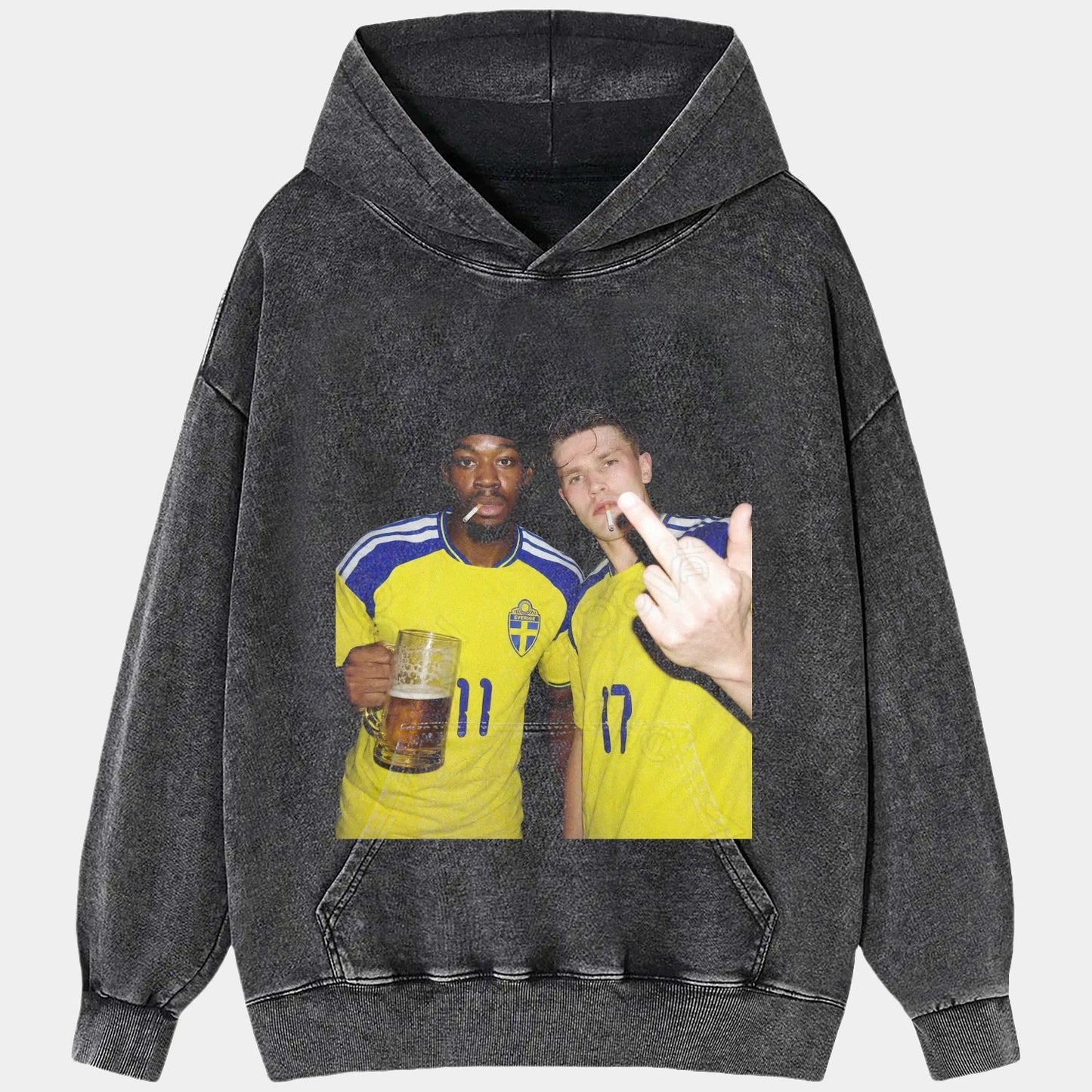 Sweden Football Style Tee 3.5