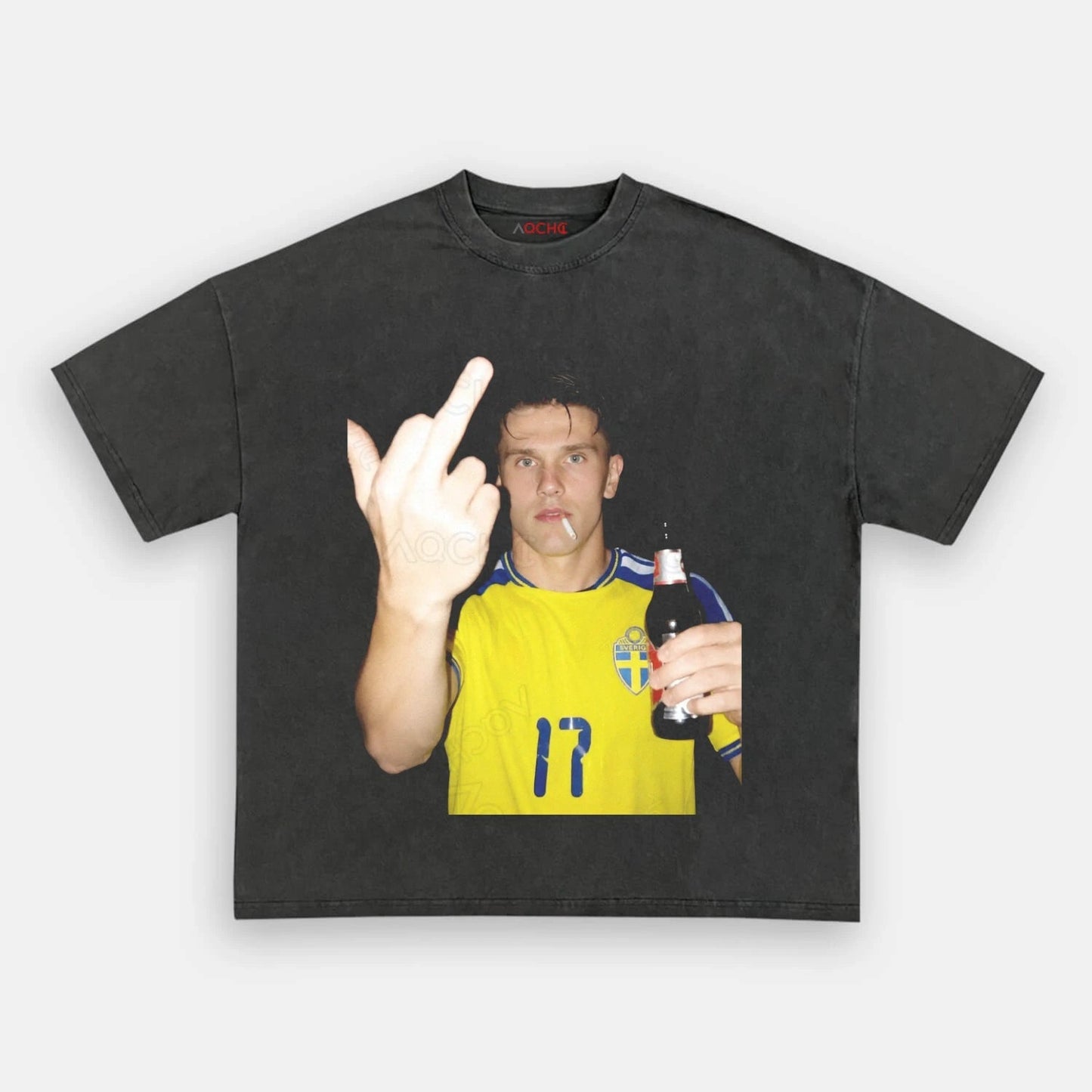 Sweden Football Style Tee 10