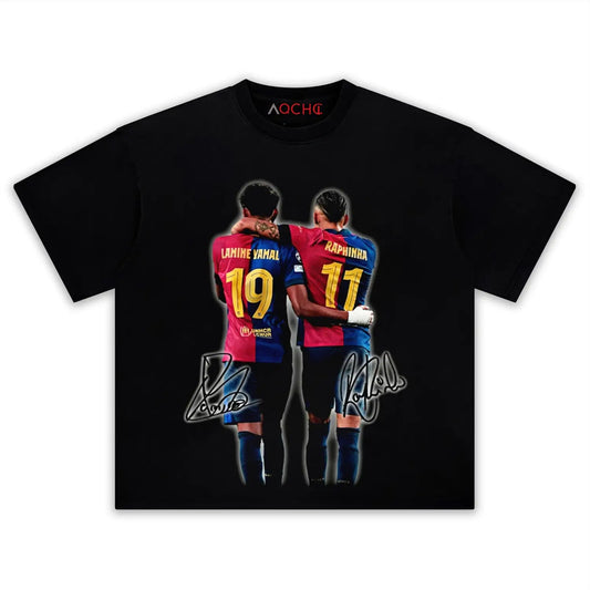 RAPHINHA & LAMINE YAMAL SIGNATURE TEE & LS & HOODIE