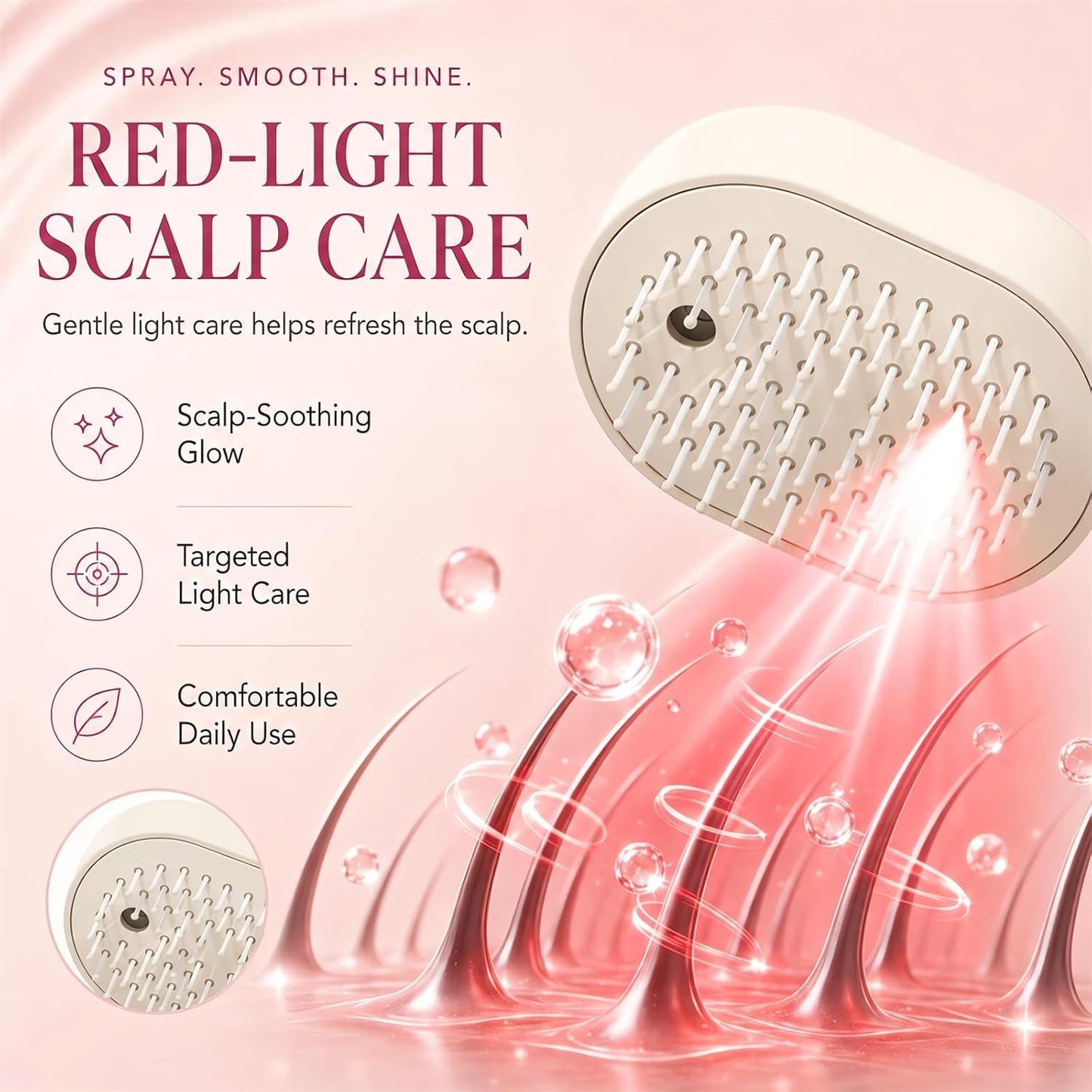 ✨3-in-1 Electric Spray Massage & Self-Cleaning Brush