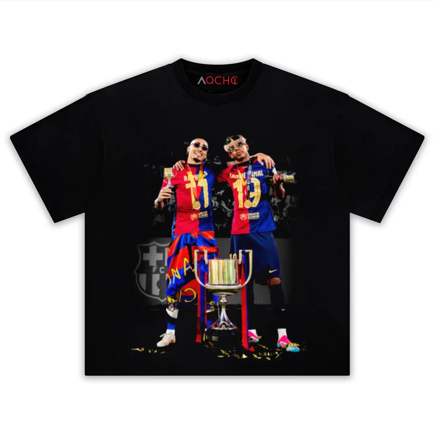 RAPHINHA & LAMINE YAMAL TROPHY TEE & LS & HOODIE
