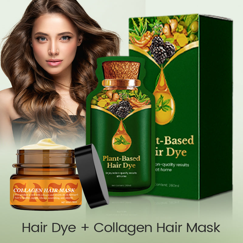 Gentle Plant-Based Quick-Use Hair Dye