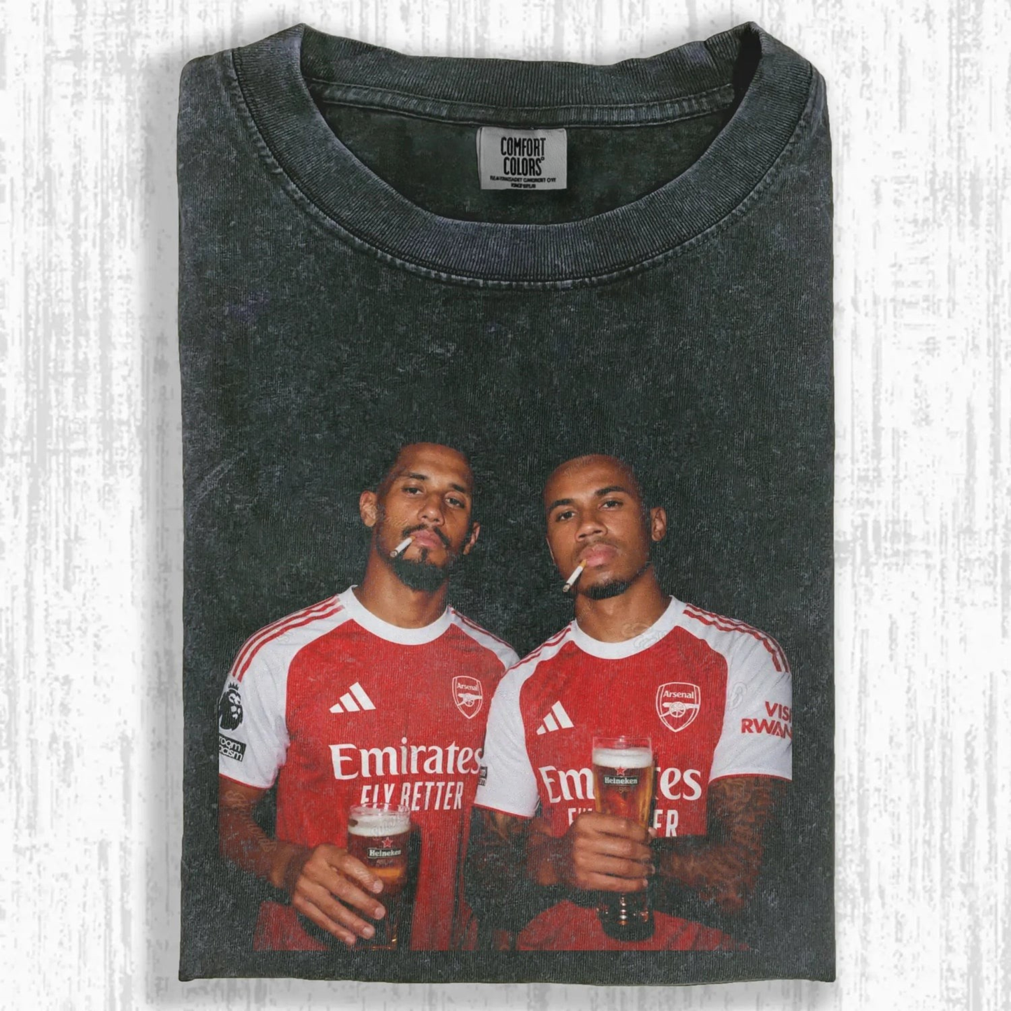 William Saliba ＆ Gabriel Magalhães Arsenal Tee