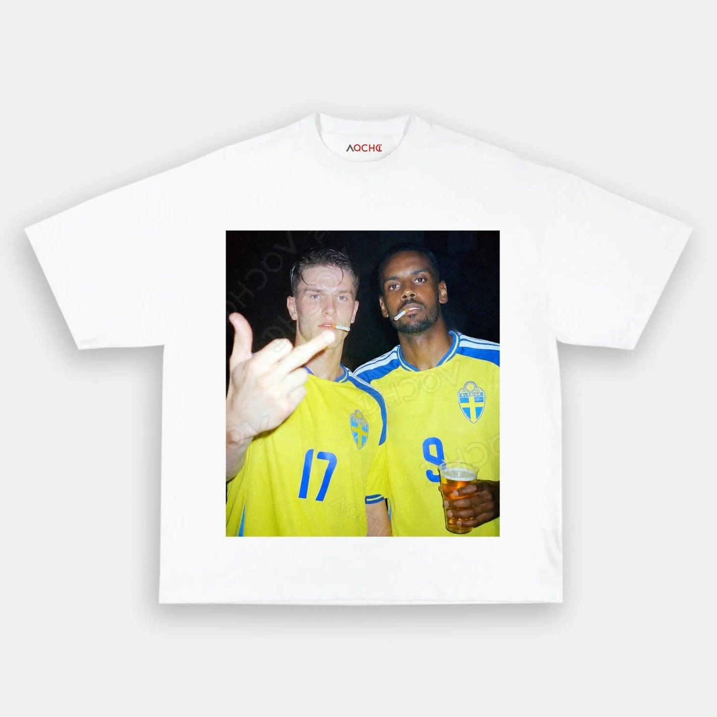 Sweden Football Style Tee 2.7