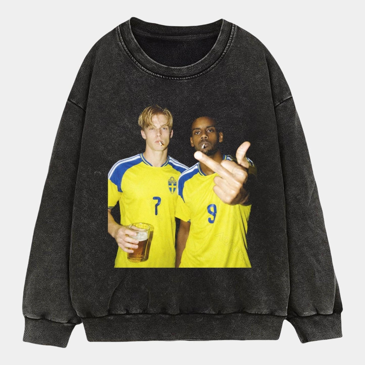 Sweden Football Style Tee 2.4