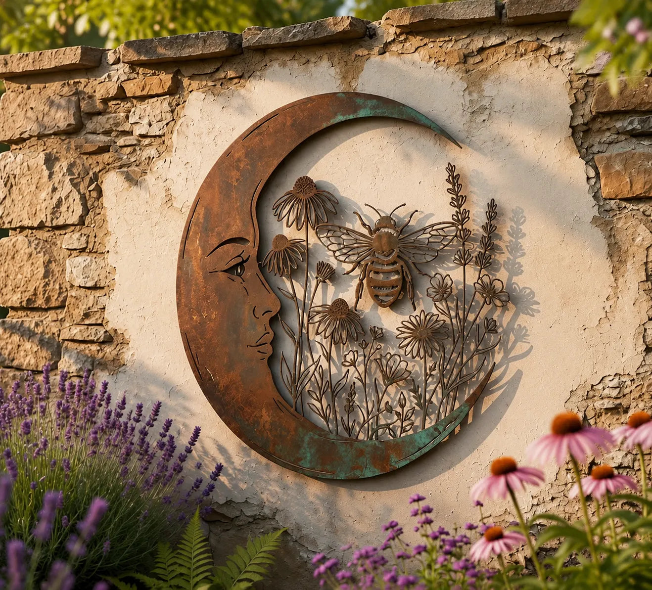 Dragonfly Moon Wall Decor