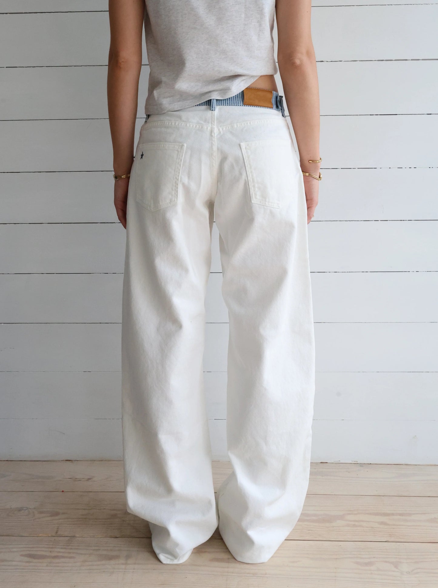 Women's Casual Wide-Leg Straight-Leg Jeans