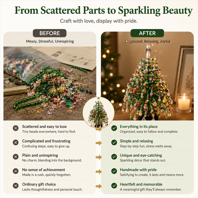 🎄DIY Beaded Christmas Tree Kit💎