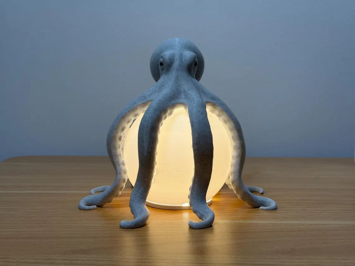 Octopus Ocean Decor Table Lamp