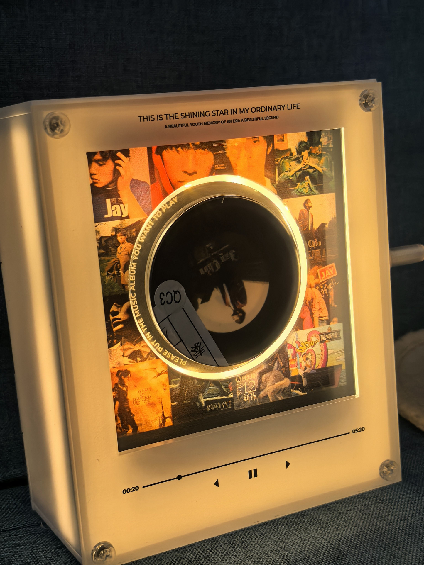 🎤 Iconic Music Legend NFC Fridge Magnet Music Player | Retro Vinyl Decor Gift Set 🎵