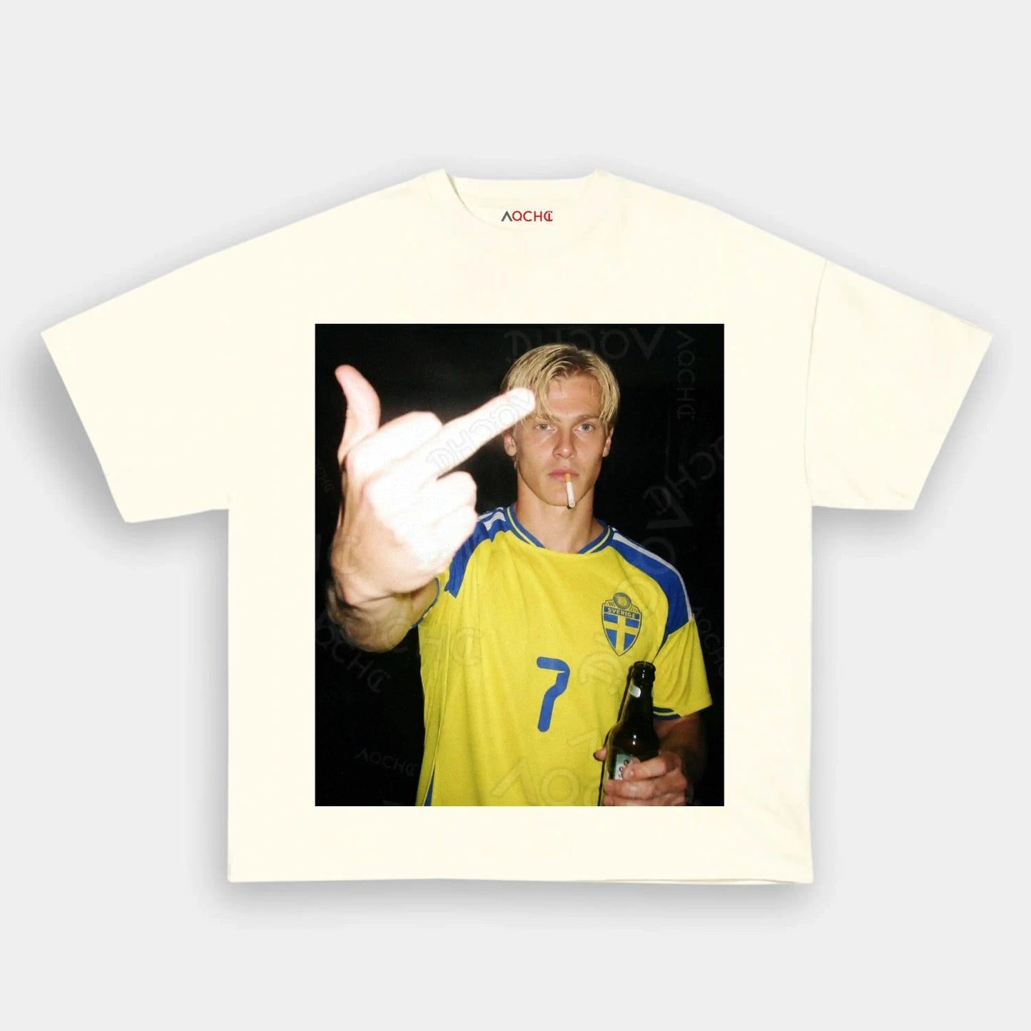 Sweden Football Style Tee 6