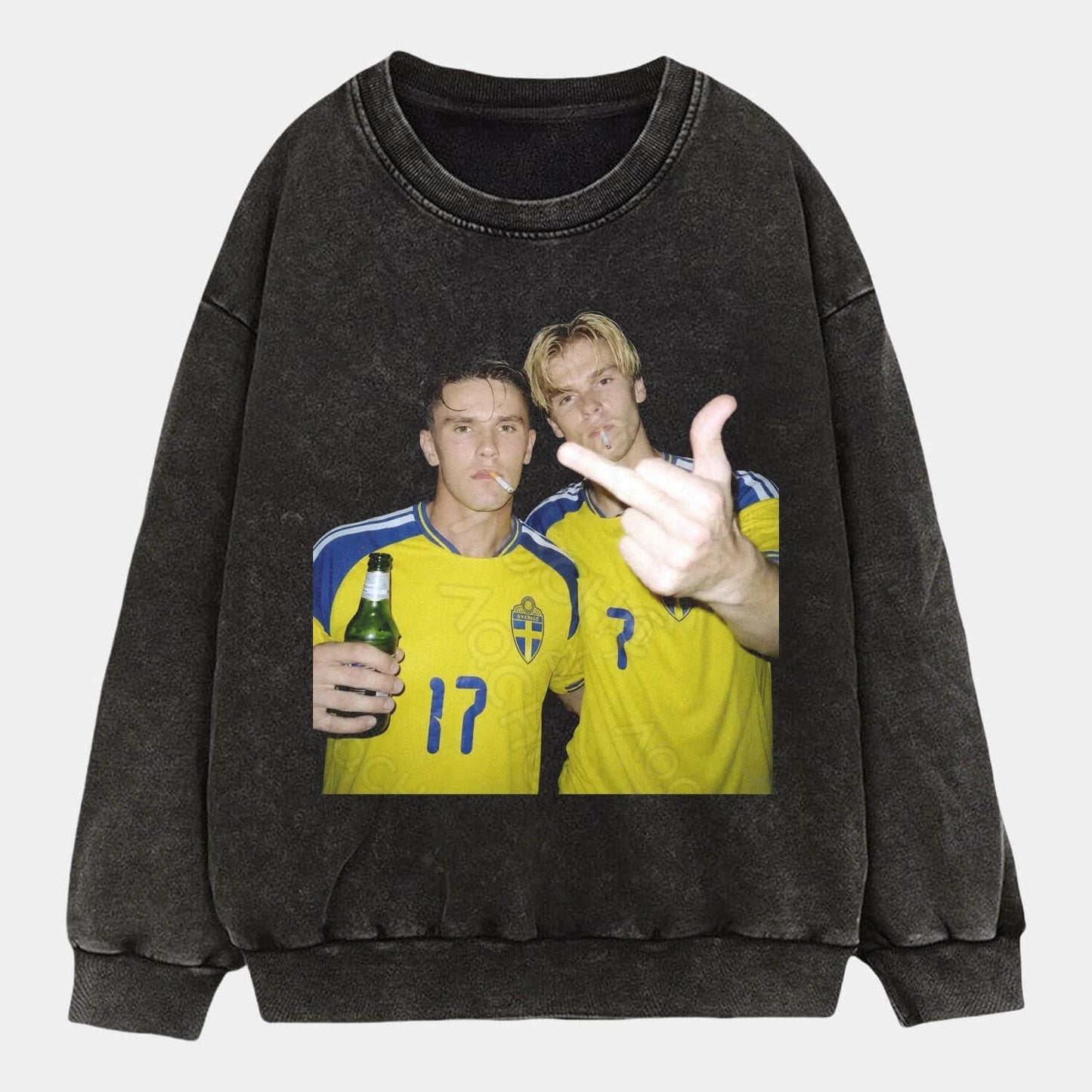Sweden Football Style Tee 3.4