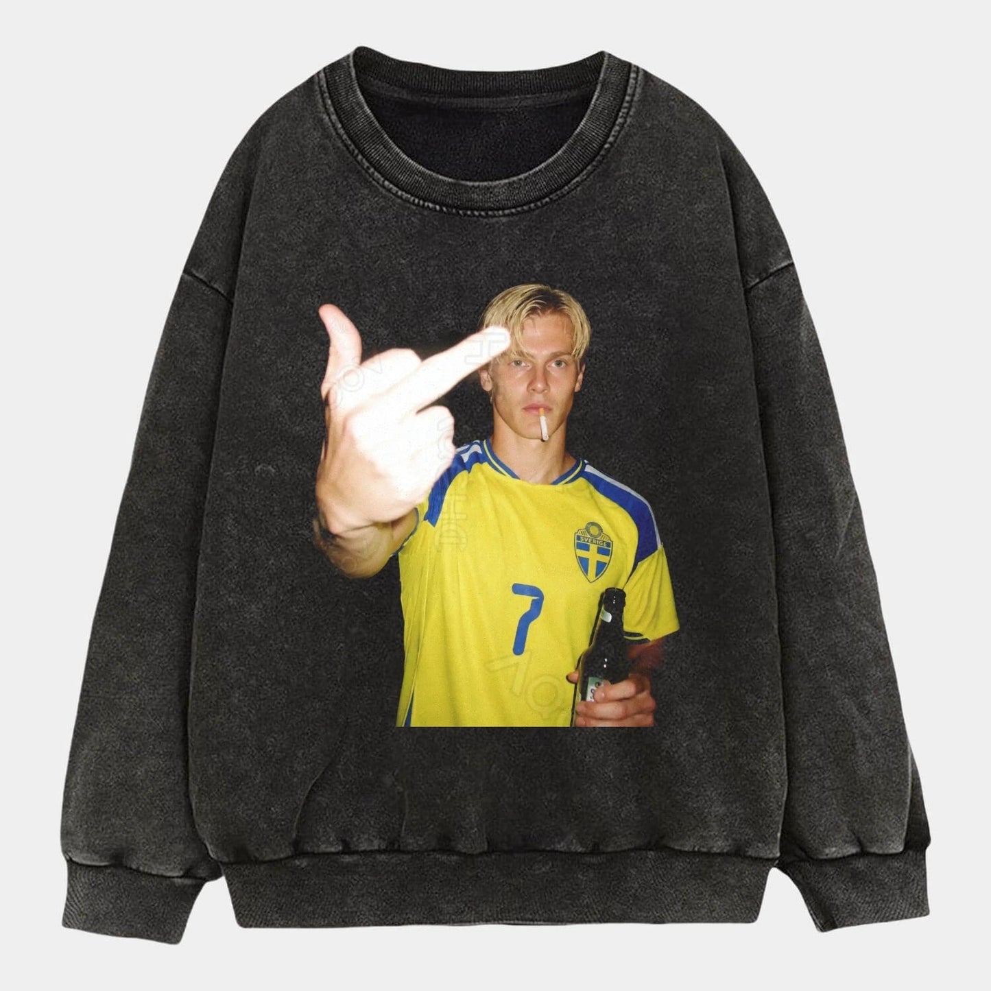 Sweden Football Style Tee 6