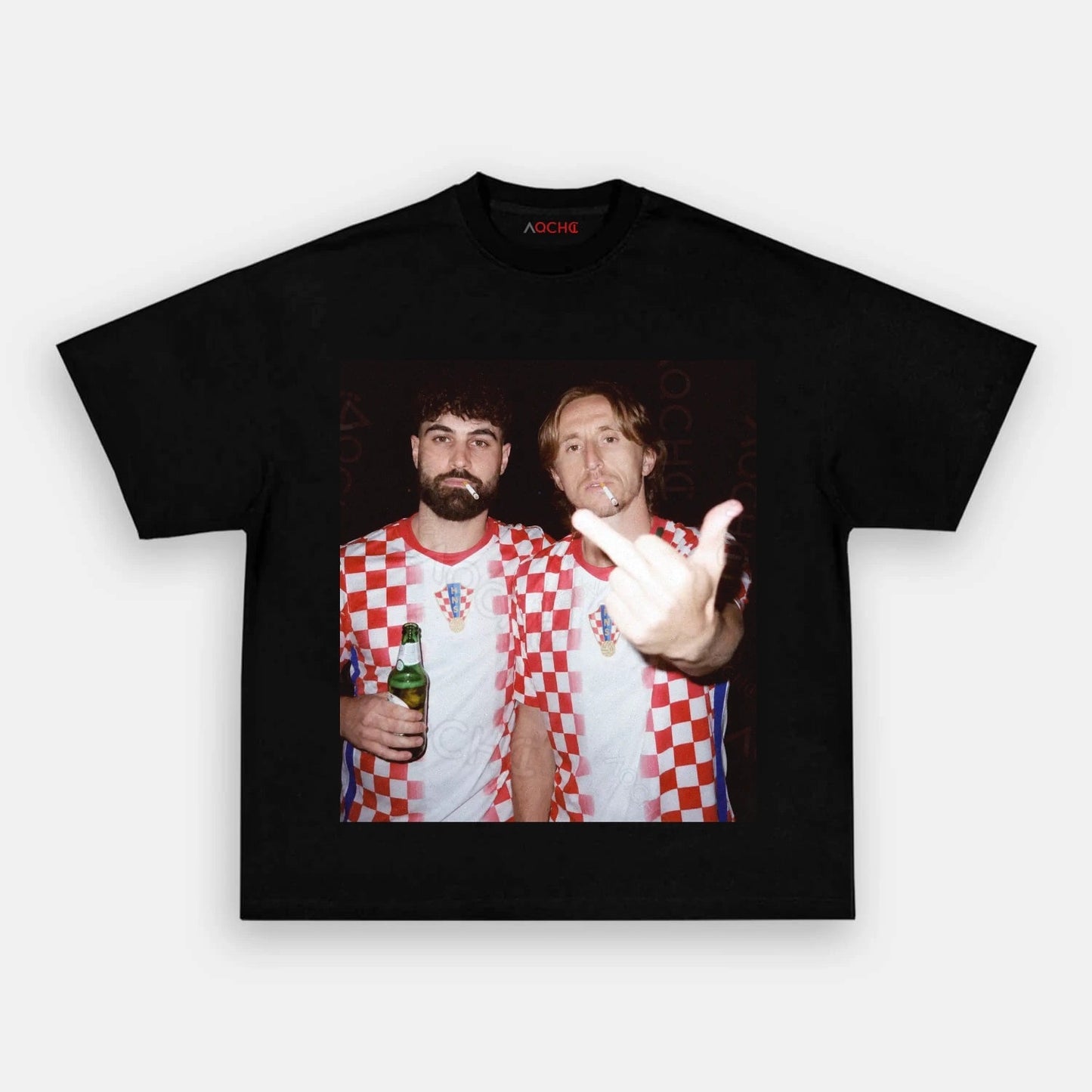Croatia Football Style Tee