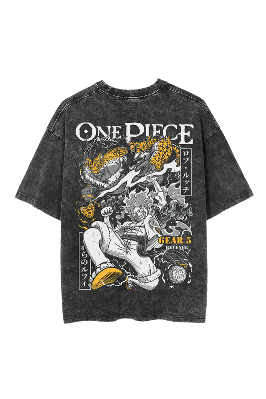 One Piece Luffy Washing T-Shirt