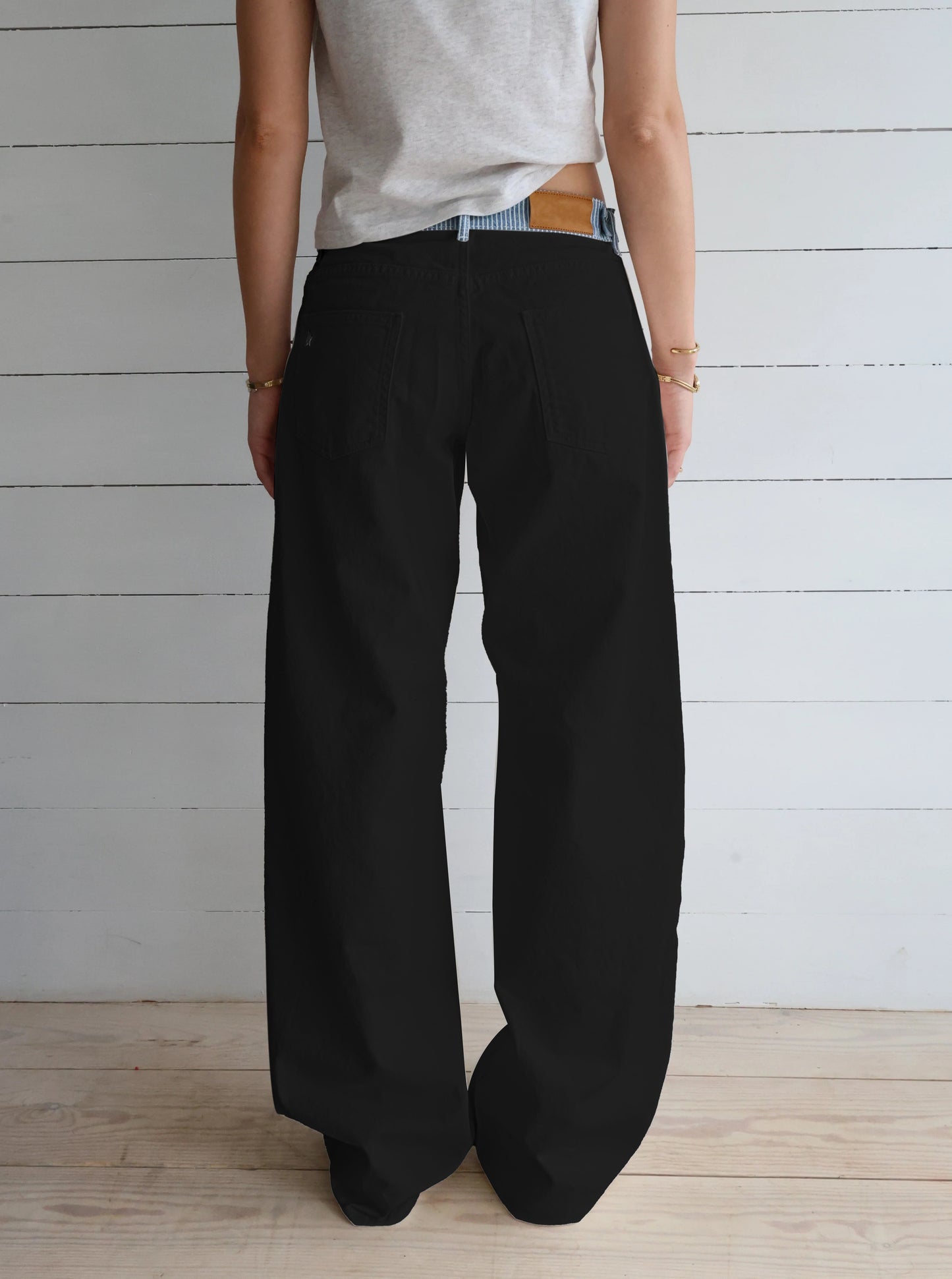 Women's Casual Wide-Leg Straight-Leg Jeans