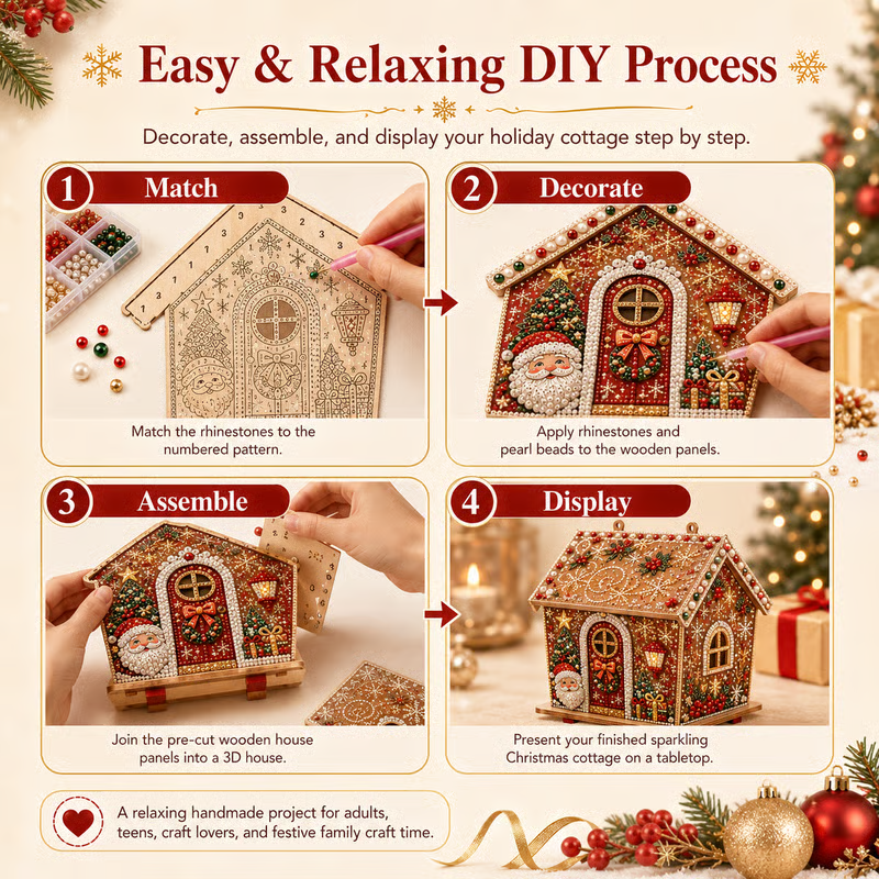 🎄Plymagic DIY Pearl Art - Christmas Collection