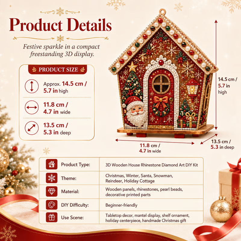 🎄Plymagic DIY Pearl Art - Christmas Collection
