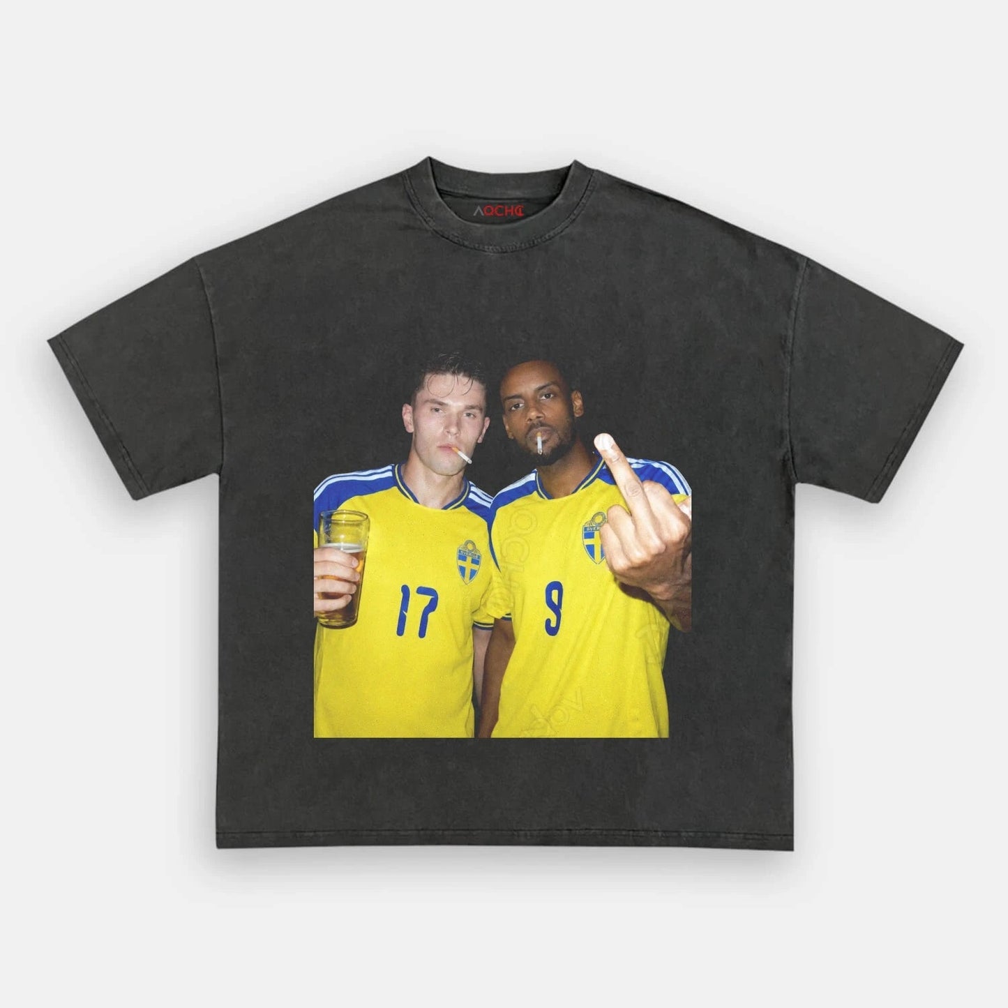 Sweden Football Style Tee 2.9